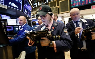 La Bolsa de Nueva York, el Dow Jones de Industriales, subió 424.51 puntos. (ARCHIVO) 