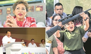 Algunos de los políticos que buscan la candidatura de Morena en Guerrero, partido que encabeza las preferencias. (ESPECIAL)