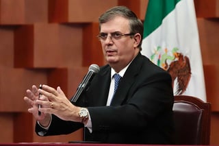 El canciller mexicano reveló que planteó la idea durante la reunión virtual que tuvo el viernes pasado con Antony Blinken, secretario de Estado de Estados Unidos. (ARCHIVO)