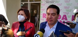 El presidente del PRI en Durango, Luis Enrique Benítez, estuvo ayer de visita en Gómez Palacio.