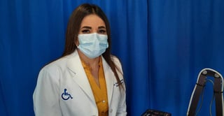 Fabiola Betancourt se ofreció como voluntaria para atender pacientes en primera línea de COVID-19 en el Hospital General de Zona (HGZ) No.7 del Instituto Mexicano del Seguro Social (IMSS) en Coahuila. (ARCHIVO) 