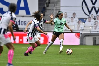 Las Guerreras vinieron de atrás, para rescatar un valioso empate 2-2 como visitantes ante las Rayadas del Monterrey, en el cierre de la jornada 9 del Torneo Guardianes 2021 de la Liga MX Femenil. (TWITTER)