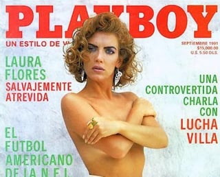 La belleza y carisma de Laura Flores la llevó a aceptar en posar sin ropa para la revista 'Playboy', sin embargo, esa decisión que tomó hace aproximadamente dos décadas le trajo problemas, no a ella, sino a su hija mayor, María del Cielo. (Especial) 