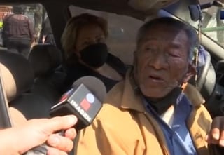 Por medio del noticiero de Imagen Televisión, se compartió la entrevista a un anciano de 93 años de edad que acudió al centro de vacunación en Xochimilco para recibir el biológico contra el COVID-19. (Especial) 