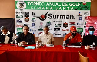 Con bombo y platillo, se anunció en el Campestre Gómez Palacio, la edición 2021 de su tradicional Torneo de Golf de Semana Santa. (EL SIGLO DE TORREÓN)