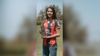 La jugadora del Atlas, Alison González, está en el tercer lugar de la lista de jóvenes promesas del futbol femenil, listado seleccionado de Goal en el que se reconoce a talento internacional de futbolistas de 19 años o menos. (ESPECIAL)

