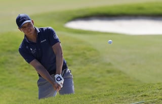 Carlos Ortiz se impuso 4 y 3 a Hideki Matsuyama y logró el primer punto del WGC Match Play de la PGA. (ARCHIVO)