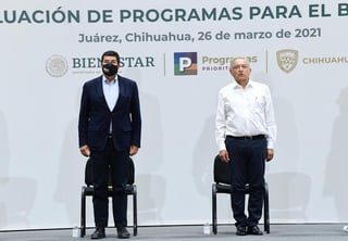 El presidente Andrés Manuel López Obrador y el gobernador de Chihuahua, Javier Corral (PAN), zanjaron sus diferencias y se comprometieron a trabajar en favor del estado. (TWITTER)