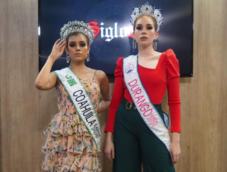 REPRESENTANTES. Participan por Coahuila y Durango, en los concursos Miss Teen Earth y Miss Teen Mundial. (EL SIGLO DE TORREÓN)