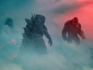 “Godzilla vs. Kong” tuvo el mejor estreno de la época de la pandemia, al recaudar 48.5 millones de dólares desde que comenzó el miércoles, y eso a pesar de que también está disponible por streaming. (Especial) 