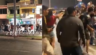 A través de redes sociales circularon diversos videos que muestran a turistas bailando 'Payaso de Rodeo' en Mazatlán (CAPTURA) 