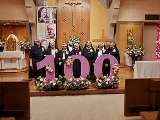 Hermanas Cordimarianas Procesión en la misa de aniversario de 100 años en la ciudad
San Antonio, Texas. (ESPECIAL)