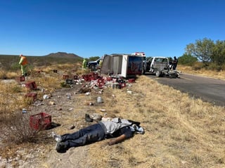 Un operador falleció tras un accidente carretero en Mapimí.