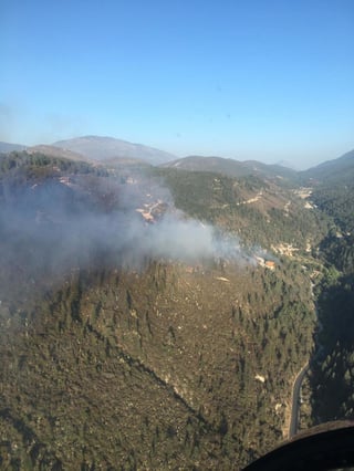 Se registra un nuevo incendio en la sierra de Arteaga; hasta el momento ha consumido tres hectáreas.