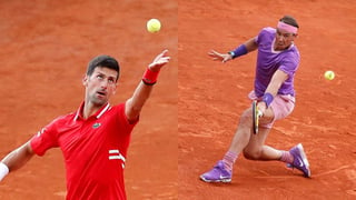 El serbio Novak Djokovic y el español Rafael Nadal vencieron con claridad en el ATP Masters 1000 de Montecarlo, tras estar dos meses alejados de las pistas, y ya están en los octavos de final del torneo monegasco, que se disputan este jueves. (ARCHIVO)