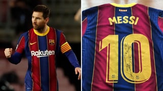 El futbolista argentino Leo Messi regaló tres camisetas firmadas del Barcelona con su nombre y dorsal a la empresa farmacéutica china Sinovac Biotech, como agradecimiento por el envío de 50,000 dosis de su vacuna del coronavirus a la CONMEBOL para que sean utilizadas en las competiciones sudamericanas de fútbol, incluida la Copa América de este verano. (ESPECIAL)
