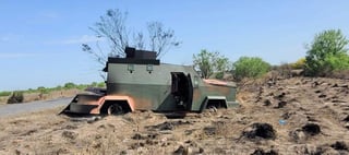 Un total de 8 muertos dejó un enfrentamiento entre grupos armados donde se localizaron además 7 vehículos monstruos calcinados en el tramo conocido como Peña Blanca. (ESPECIAL)