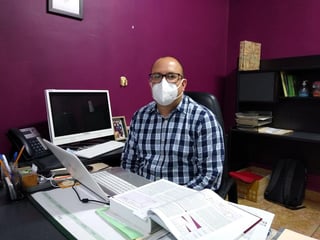 Iván Alejandro Moscoso González, jefe de la Jurisdicción Sanitaria 01 con sede en Piedras Negras.