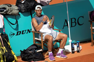  Rafael Nadal, número dos del mundo y primer favorito, debutará en el Mutua Madrid Open con el ganador del choque entre el también español Carlos Alcaraz y el francés Adrian Mannarino. (EFE)
