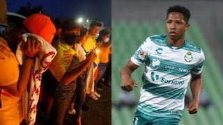 El futbolista de Santos Laguna, Andrés Ibargüen, compartió en sus redes sociales un mensaje de apoyo al pueblo colombiano ante las manifestaciones que se dirigen a su ciudad natal, Cali, que han dejado más de 20 muertos y cientos de heridos. (ARCHIVO)