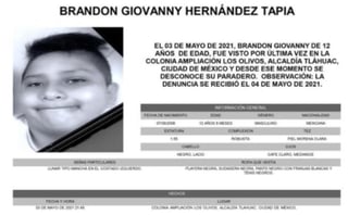 Brandon Giovanny Hernández Tapia, reportado como desaparecido, 'fue identificado por familiares en oficinas forenses de la institución en la alcaldía de Iztapalapa, fallecido por los hechos ocurridos en la Línea 12 del Metro', informó en Twitter la Fiscalía capitalina.
(TWITTER)