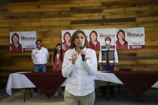 El Instituto Nacional Electoral (INE) inició un procedimiento para retirarle a Mónica Rangel la candidatura por Morena a la gubernatura de San Luis Potosí. (TWITTER)