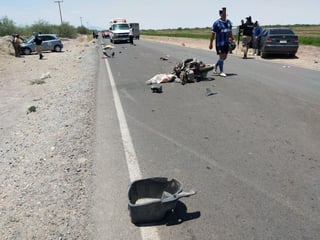 Elementos de la Dirección de Seguridad Pública Municipal y de la Policía Civil Coahuila resguardaron el área del fallecimiento.