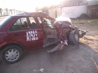 El accidente ocurrió alrededor de las 08:30 horas de ayer en el bulevar Ejército Mexicano.