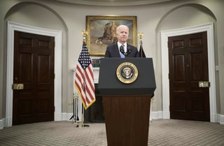 El presidente de Estados Unidos, Joe Biden, no cree que Israel esté reaccionando de forma excesiva frente a los palestinos durante la escalada del conflicto en Oriente Medio, que deja hasta el momento 87 muertos en la Franja de Gaza y 7 israelíes fallecidos. (EFE) 
