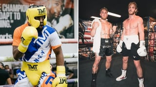El “youtuber” y ahora boxeador, Logan Paul dijo que él y su hermano Jake, no se arriesgarán ante la “amenaza” de “te mataré” de  Floyd Mayweather. (ESPECIAL)