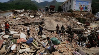 Un seísmo de magnitud 6.4 se registró este viernes en la región de Yunnan, en el suroeste de China, según informó el Centro de Redes Sismológicas del país asiático. (ESPECIAL) 
