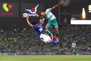 Los Guerreros de Santos Laguna no consiguieron tomar ventaja ante Cruz Azul en el partido de ida de la final del Guardianes 2021 de la Liga MX. (EL SIGLO DE TORRÉON) 
