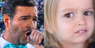 El cantante lagunero se convirtió en blanco de memes tras su interpretación del Himno Nacional durante la ceremonia de apertura del partido Santos contra Cruz Azul (REDES SOCIALES) 