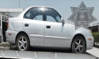 El vehículo en cuestión, marca Hyundai modelo 2003 color gris, resultó ser el que recién se había reportado como robado.