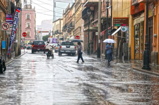El Observatorio Meteorológico de Durango registró precipitaciones de 3.6 milímetros en la ciudad. (EL SIGLO DE TORREÓN) 