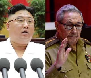 El líder norcoreano, Kim Jong-un, envió un mensaje de felicitación al expresidente y líder cubano Raúl Castro, con motivo de su noventa aniversario y subrayando las relaciones estrechas entre ambos países, informaron hoy los medios de Pionyang. (ESPECIAL)