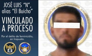 El sujeto de nombre José Luis, 'El Buicho', de acuerdo con datos de prueba del Ministerio Público, cometió el crimen con la participación de otros individuos.
(ESPECIAL)