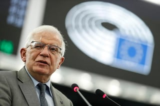 El alto representante de la Unión Europea para la Política Exterior, Josep Borrell, dijo este martes que Afganistán 'no puede convertirse en un refugio seguro para el terrorismo internacional', ante el avance de los talibanes para el control del país, cuando tiene lugar la retirada de las tropas internacionales. (EFE) 
