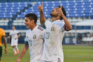 La Selección Mexicana Sub-23 venció a su similar de Australia en la prueba final de cara a la convocatoria oficial para los Juegos Olímpicos de Tokio, donde el jugador lagunero, Edurado “Mudo” Aguirre, se hizo presente en el marcador.  (ESPECIAL)