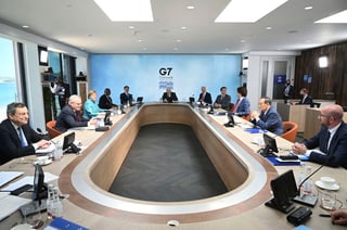 Los líderes del G7 abordaron la creación de un mecanismo global de defensa ante futuras pandemias. (AP) 