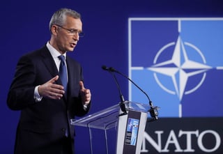 La OTAN afirmó hoy que las acciones 'agresivas' de Rusia 'constituyen una amenaza a la seguridad Euro-Atlántica' y aseguró que 'en las circunstancias actuales' el conflicto en Ucrania es 'el primer punto' en la agenda de la Alianza Atlántica. (EFE) 