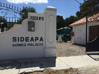 El Pozo 6 del Sideapa abastece a distintos sectores de Gómez Palacio como las colonias El Campestre y Las Rosas.