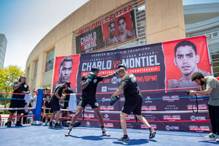El mexicano Juan Macías Montiel afrontará al desafío de su vida cuando se enfrente al Campeón Mundial Medio del WBC Jermall Charlo, durante una velada que celebrará el sábado en el Día de Juneteenth en el Toyota Center de Houston, Texas. (ARCHIVO)

