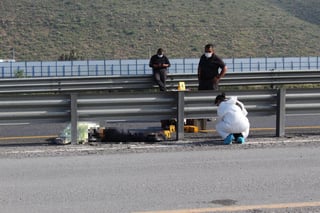Los hechos ocurrieron en la carretera Saltillo-Monterrey a la altura del kilómetro 31+400, Ramos Arizpe, lugar al que acudieron elementos de la Guardia Nacional.