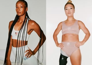 Esta semana la influencer y empresaria Kim Kardashian anunció a través de sus redes sociales que su marca de ropa interior, Skims, en colaboración con Ralph Lauren y Nike, serán quienes vistan a las jugadoras olímpicas en los Juegos Olímpicos y Paralímpicos Tokio 2020. (ESPECIAL) 