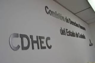 La Tercera Visitaduría de la Comisión de Derechos Humanos del Estado de Coahuila (CDHEC) con sede en Piedras Negras, dio a conocer la recepción de 28 quejas por violaciones a derechos humanos. (ARCHIVO)