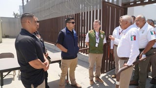 Autoridades del Instituto Nacional de Migración sostuvieron un encuentro con personal de la Aduana y Protección Fronteriza de los Estados Unidos (CBP por sus siglas en ingles); durante la cual las autoridades mexicanas solicitaron un trato digno para los mexicanos que son repatriados a través de la frontera. (RENÉ ARELLANO)