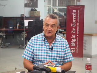El jefe de Tránsito y Vialidad, Alejandro Gutiérrez, estuvo ayer en entrevista en el foro de Siglo TV. (VERÓNICA RIVERA)
