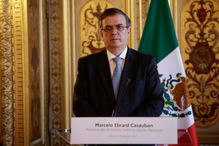 El secretario de Relaciones Exteriores, Marcelo Ebrard, puntualizó que México está en contra del 'bloqueo' que existe en Cuba por parte de Estados Unidos. (ARCHIVO)