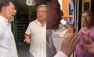 El político, Fernández Noroña, se convirtió en blanco de burlas tras difundirse un par de videos que lo muestran discutiendo a gritos con un adulto mayor (ESPECIAL)